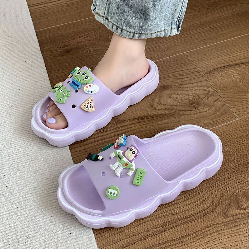 CUCI GUDANG GROSIRTAS TG0881 Sandal Slop Jelly Wanita Import Free Jiblitz Motif Bear Dan Toy Story