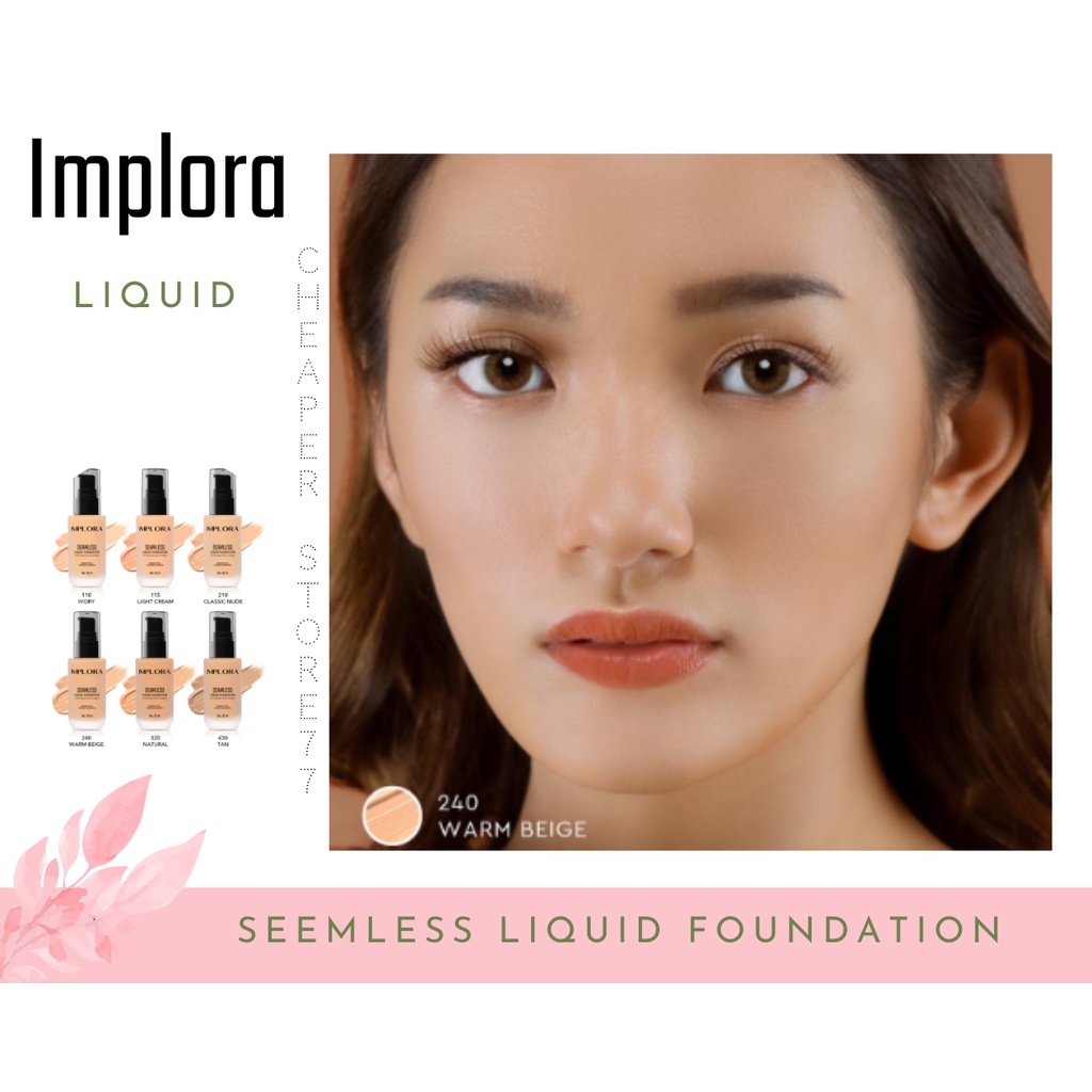 IMPLORA - SEEMLESS LIQUID FOUNDATION 33 ML