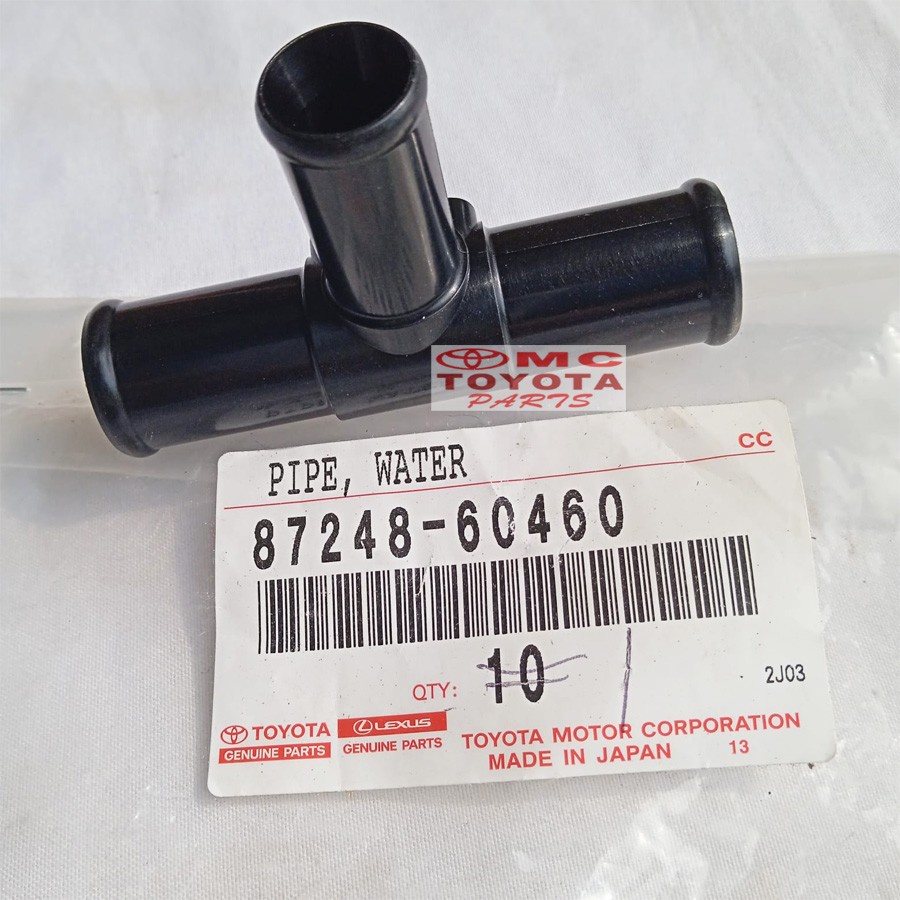 Pipa Pipe Sambungan Selang Heater Hiace Land Cruiser VX100 87248-60460