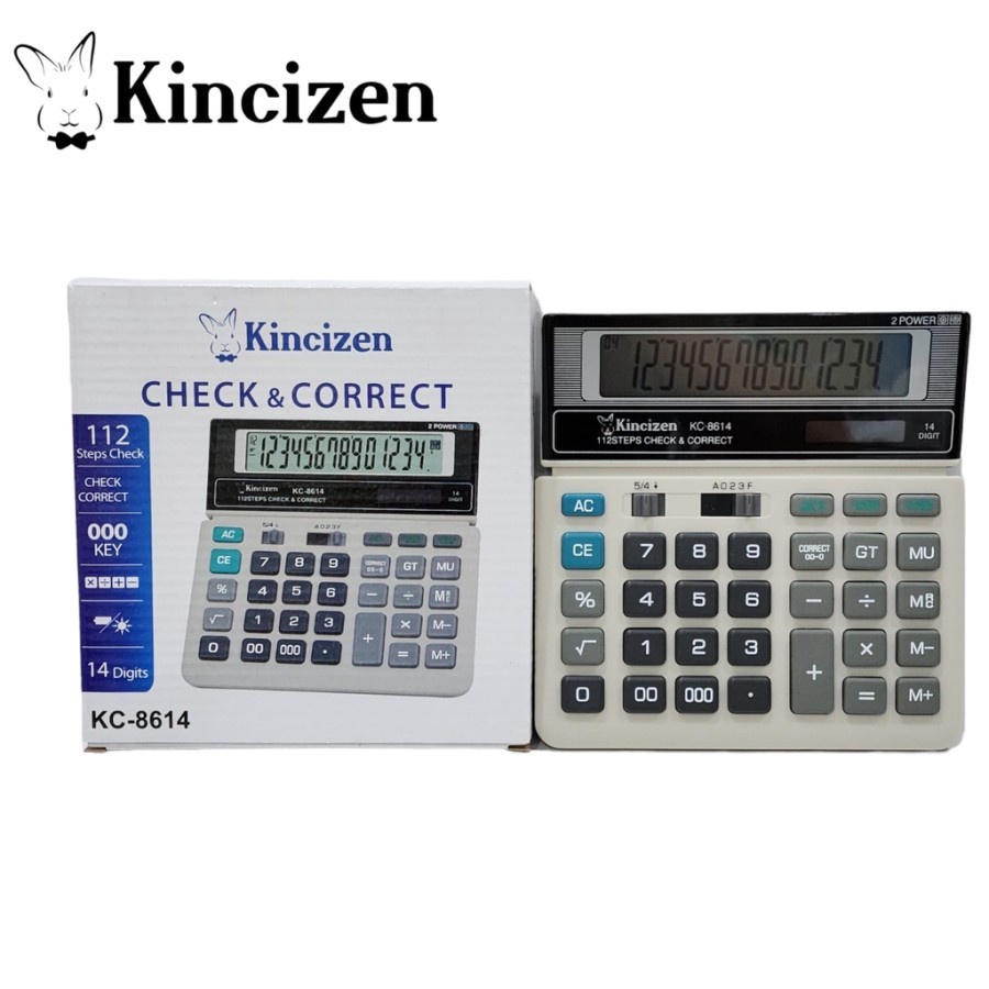 

Kalkulator Dagang 14 Digit KINCIZEN KC-8614 KINCIZEN CALCULATOR KC