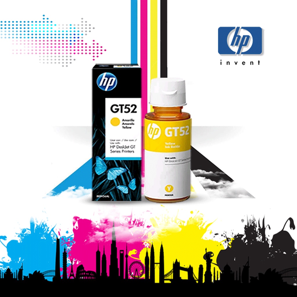 dus tinta printer hp GT51-52 YELLOW TERBARU TERMURAH