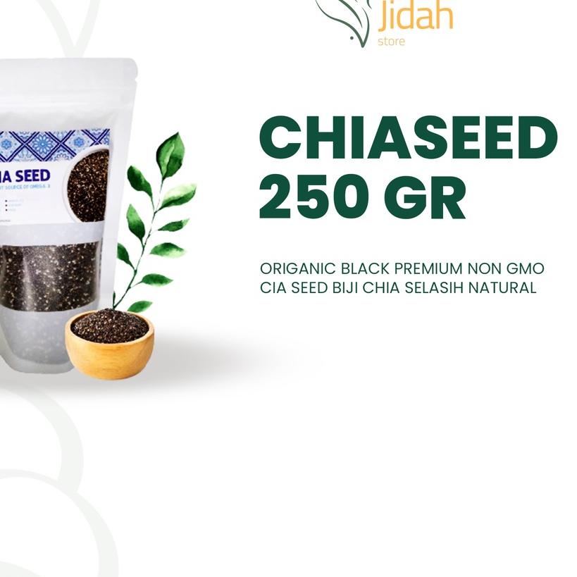 

➷ chia seed organic premium 250gr non GMO biji Chia selasih chia seed makanan diet cia sead orkanik ➲