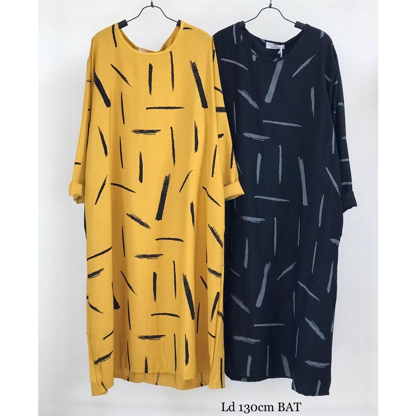 LONG TUNIK MOTIF UNIK IMPORT BAT