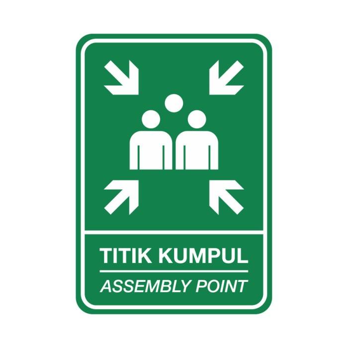 

Terlaris Rambu Plang Titik Kumpul 35Cm X 50Cm Plat Alumunium