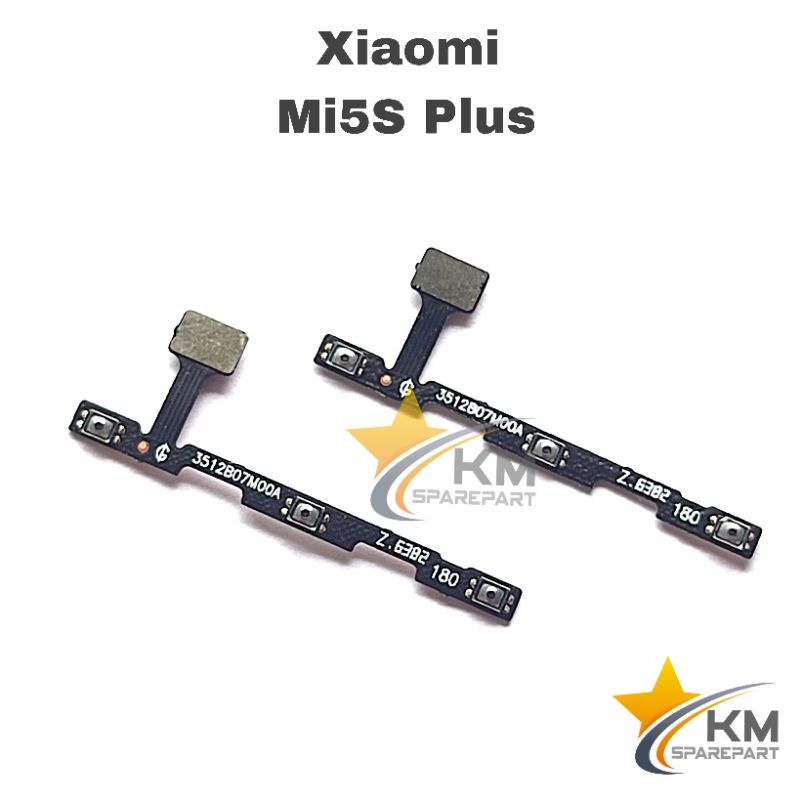 Flexible Power On Off Volume Xiaomi Mi5S Plus Flexi Tombol Power