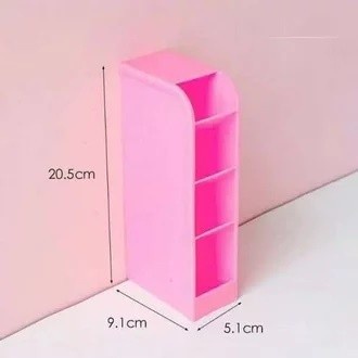 TEMPAT PENYIMPANAN ATK PENSIL PULPEN PENA / RAK MINI ATK 4 SEKAT BY SMOLL