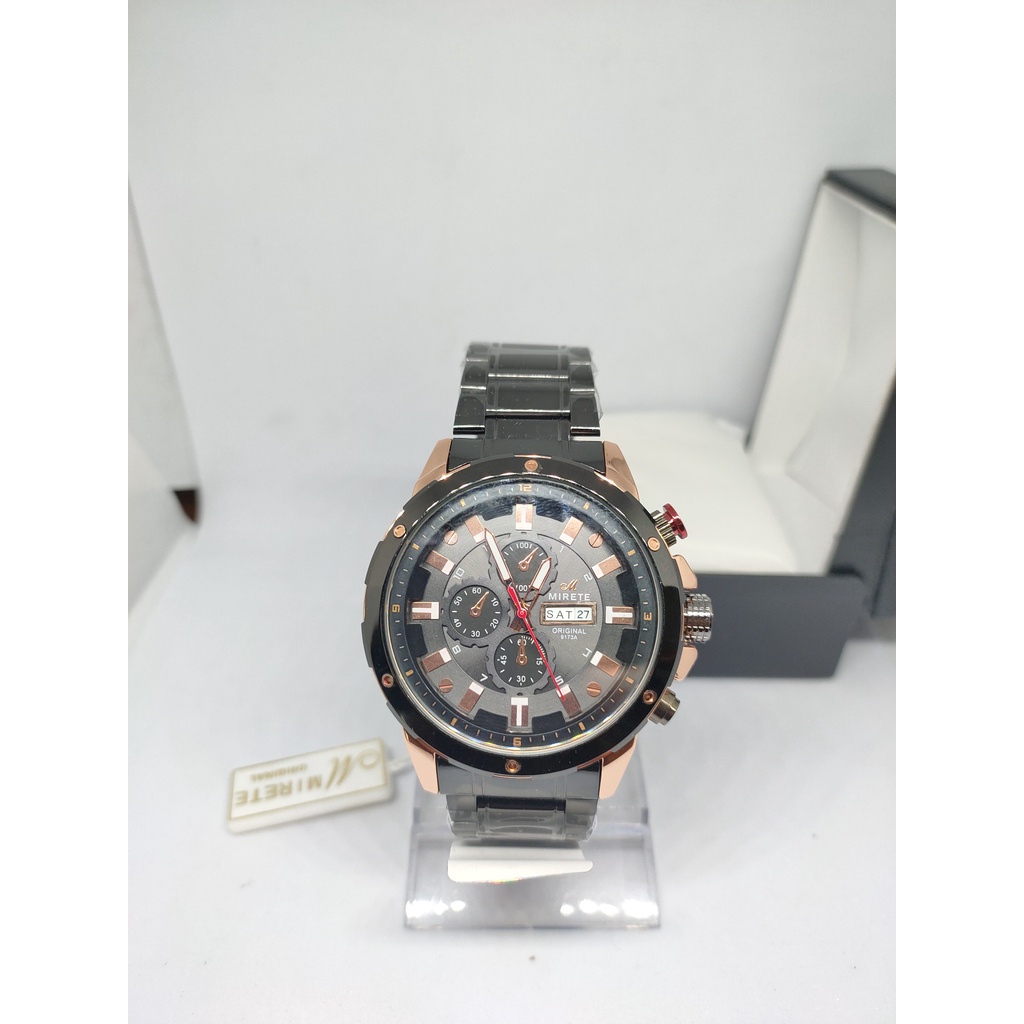 [ ORIGINAL ] JAM TANGAN MIRETE RT SPORT WATER RESISTANT