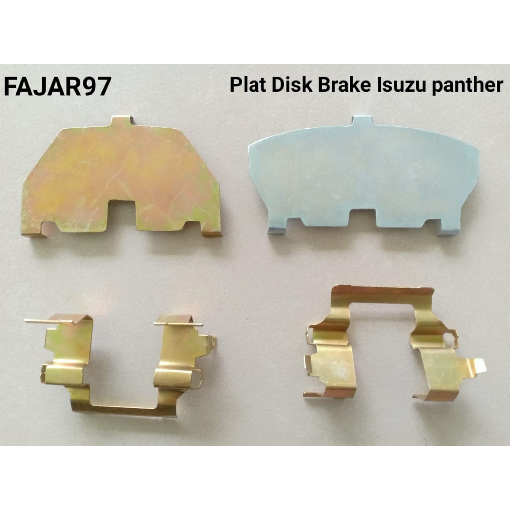 Plat kampas rem depan isuzu panther