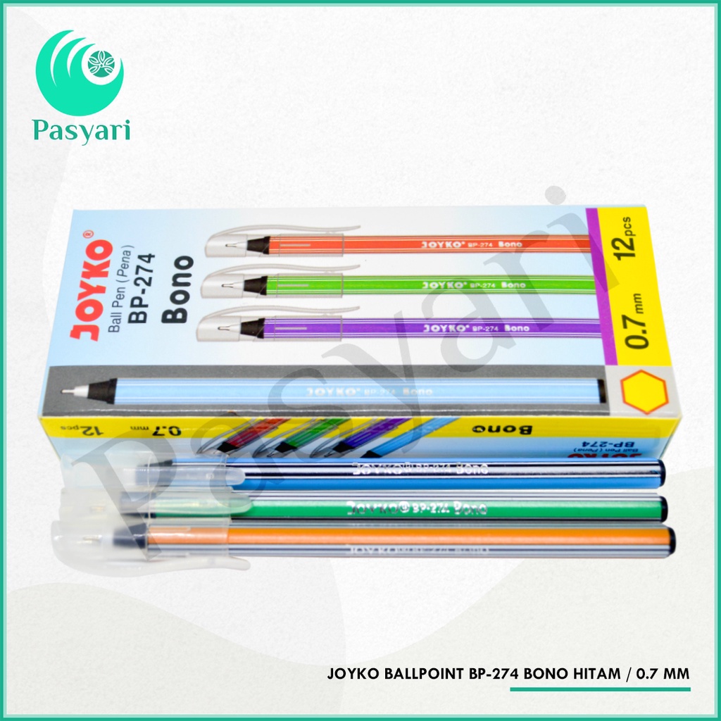 

JOYKO Ballpoint BP-274 BONO Hitam / 0.7 mm