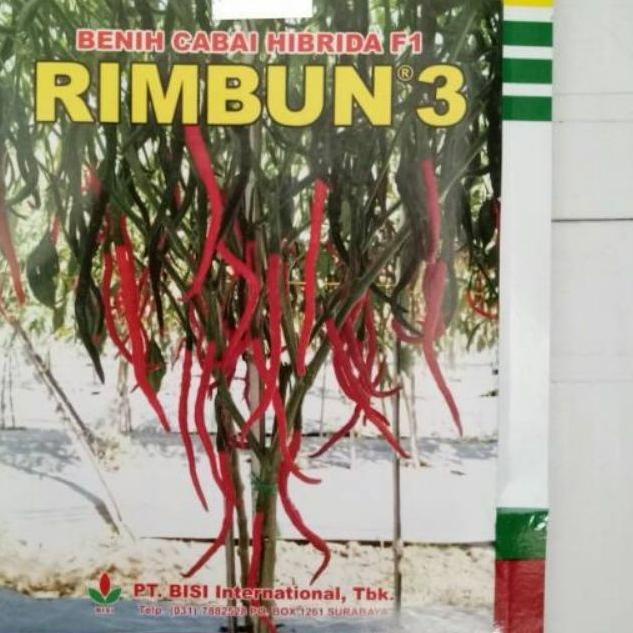 ♘ Benih cabe keriting hibrida RIMBUN 3 F1 10 gram dari kapal terbang chia tai seed ✽