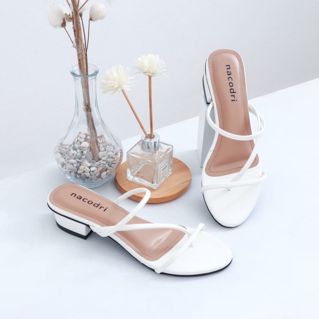 NACODRI - LEONI sandal tali wanita heels 3cm