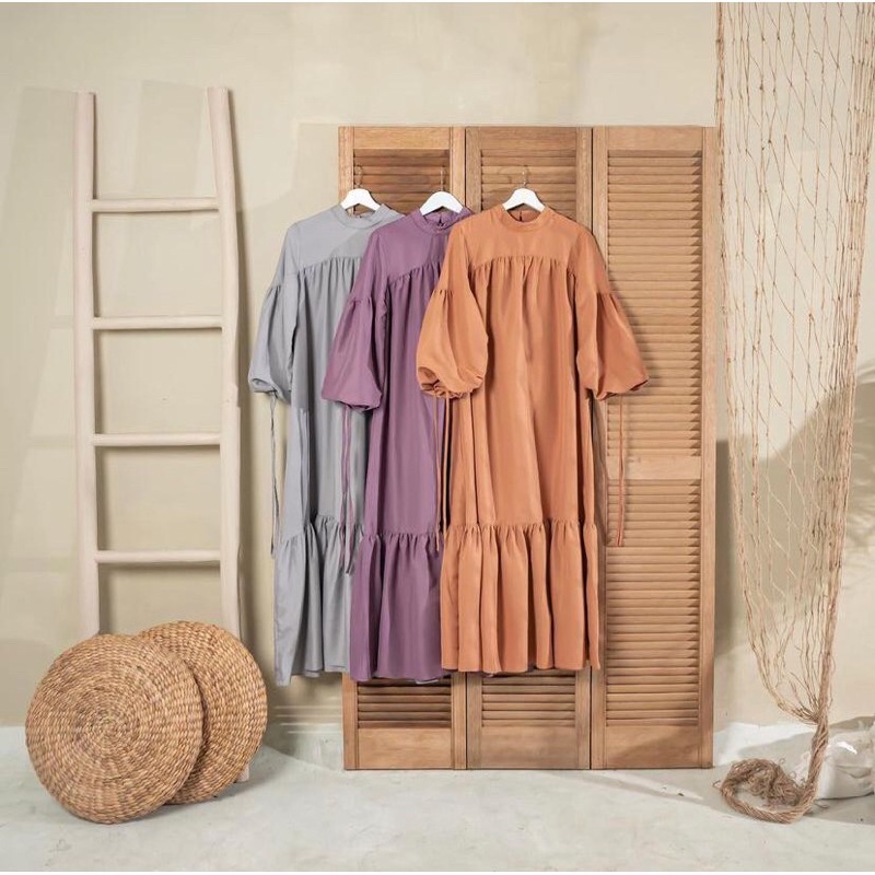 Nora dress wearing klamby new bukan preloved split payment sisanya tf