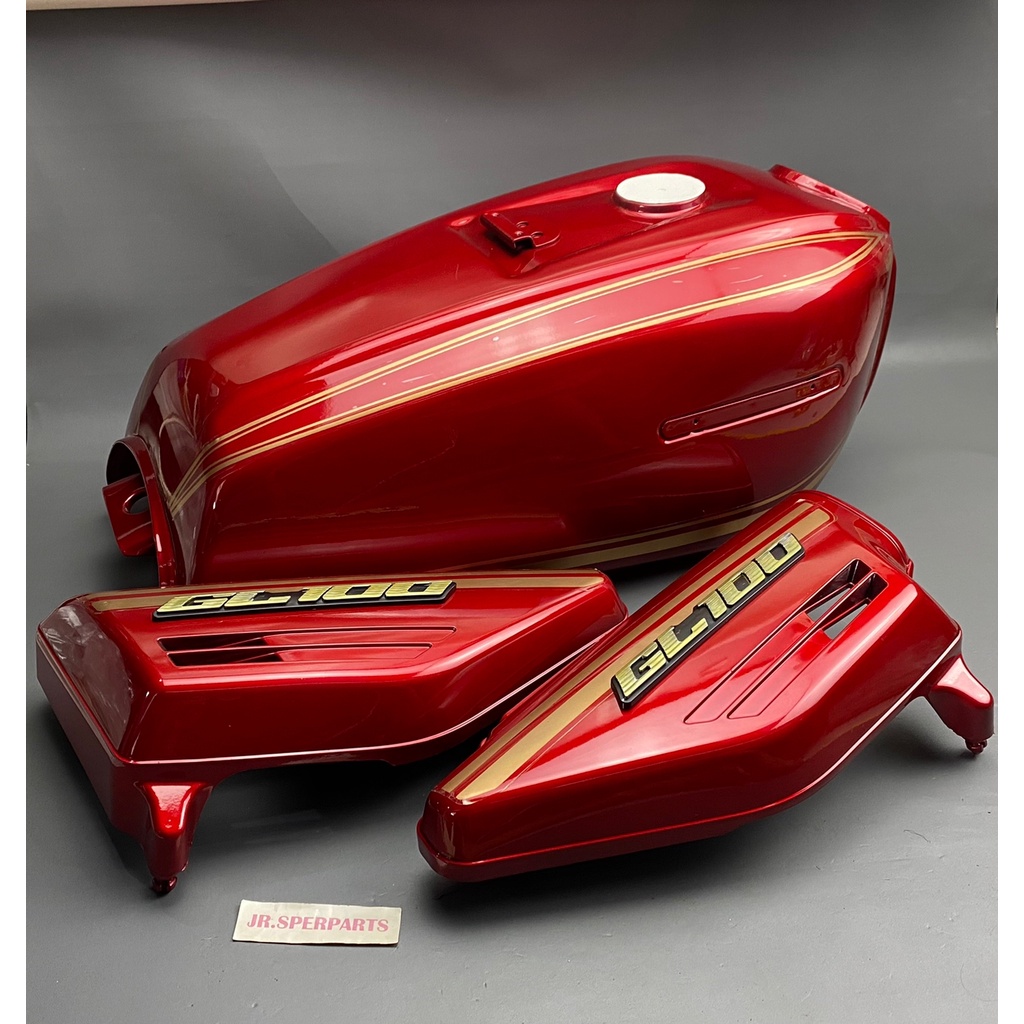 tangki gl100 maron set box aki gl100 merah maroon merk wilwod