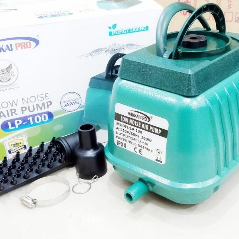 ROSSTON LP 100 LP100 Pompa Udara Aerator Air Pump Kolam Yamano Resun