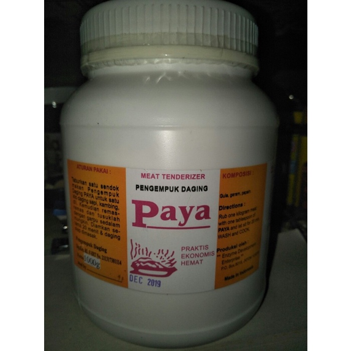 

Paya Pengempuk Daging 1Kg