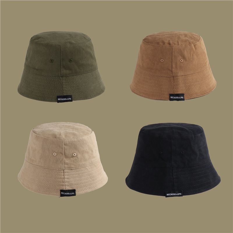 BEARYJEANS Bucket Hat Topi Double Side 2 Sisi BECAUSF &amp; LIFE Cap Topi Bulat Bahan Kain Bolak -Balik Premium Import - BJ054