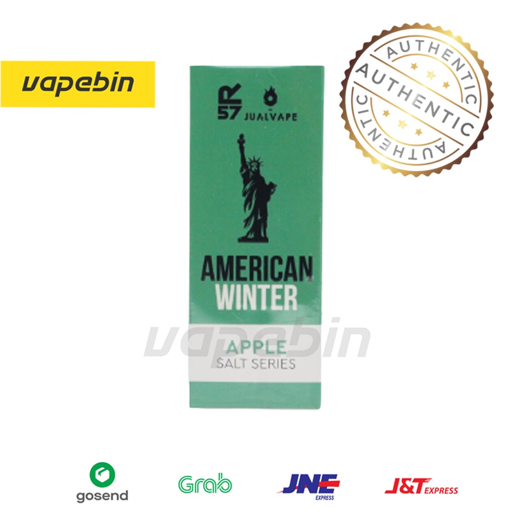 LIQUID AMERICAN WINTER APPLE SALT NIC - AMERICAN WINTER SALTNIC - 30ML