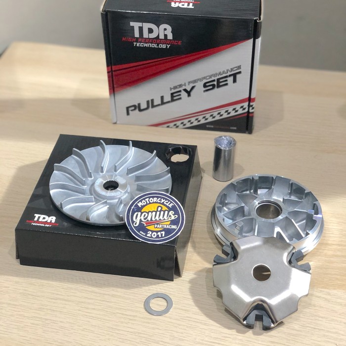 Pulley Set Tdr Beat Fi -Beat Esp - Scoopy Fi - Scoopy Esp Original #Original