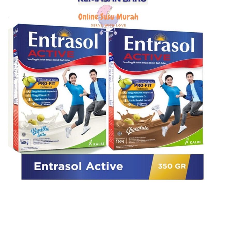 

☀ ENTRASOL ACTIVE PROFIT VANILA COKLAT 350 GR ۝