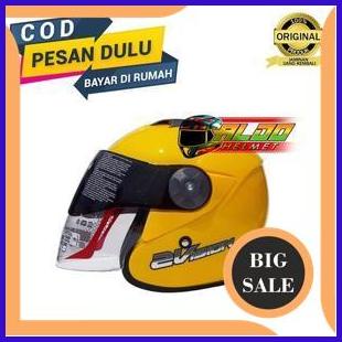 tools n parts Helm | KYT 2 VISION SOLID YELLOW | ORIGINAL | HELM KYT 2 VISION 100 % ORI | Helmet dou