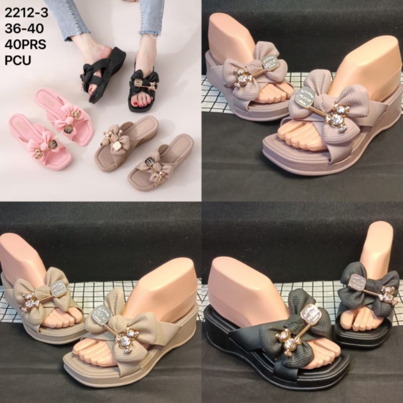 Sandal Wedges Jelly Pita Boneka Balance 2212