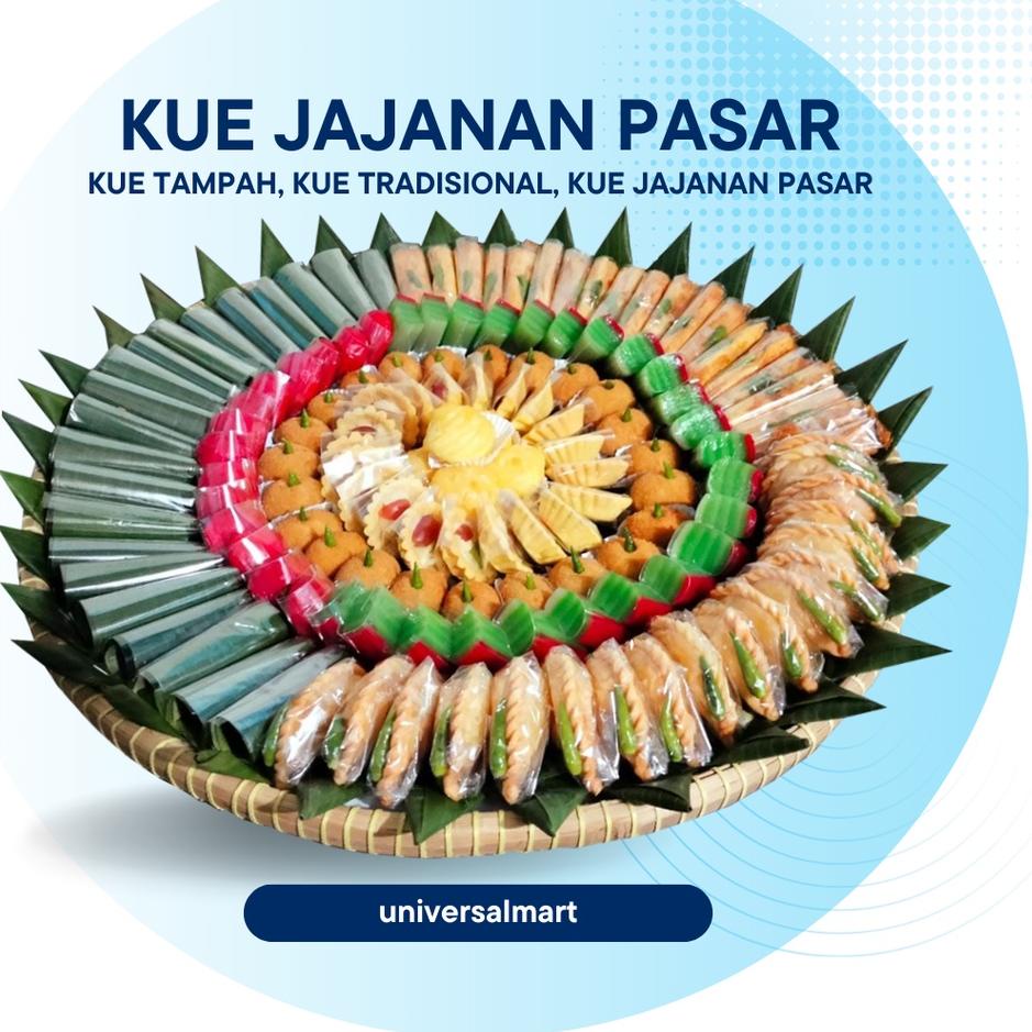 

Produk terbaru Kue Tampah Kue Jajanan Pasar Kue Tradisional Paket isi Bervariasi