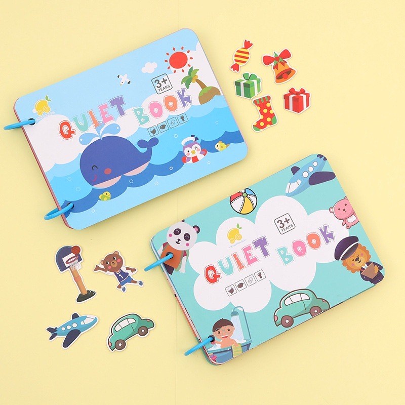 Buku Edukasi Anak - Quiet Book - Buku Anak 3 Tahun - Buku Belajar Anak