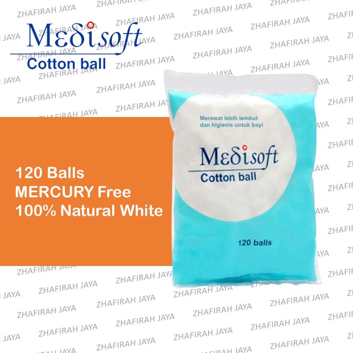 ❤ZJ❤ MEDISOFT Cotton Ball / Kapas Bola MEDISOFT / Cotton Ball MEDISOFT untuk BAYI