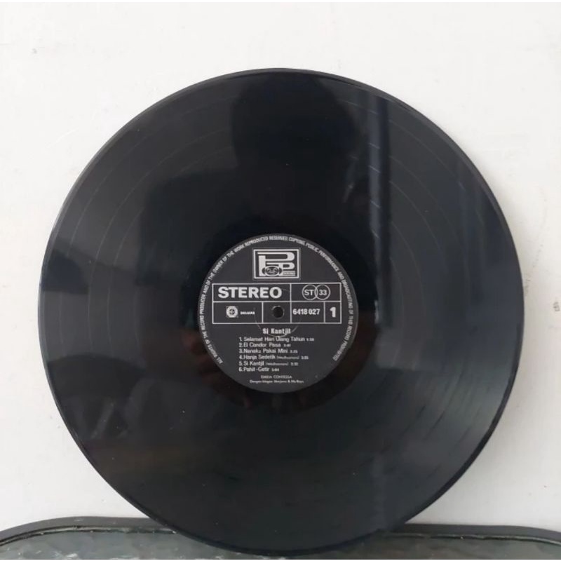 Vinyl Piringan Hitam 12 inch Si Kantjil-Emilia Contessa