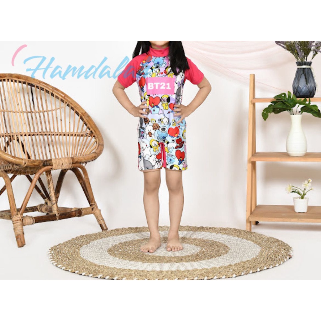 BAJU RENANG ANAK TANGAN PENDEK BT21