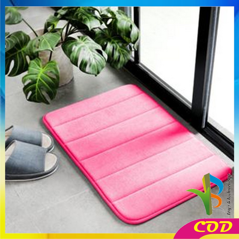 RB-C362 (80x60cm) Keset Kaki Anti Slip Bahan Memory Foam / Keset Dapur Anti Slip Menyerap Air / Alas Kaki Keset Kamar Mandi