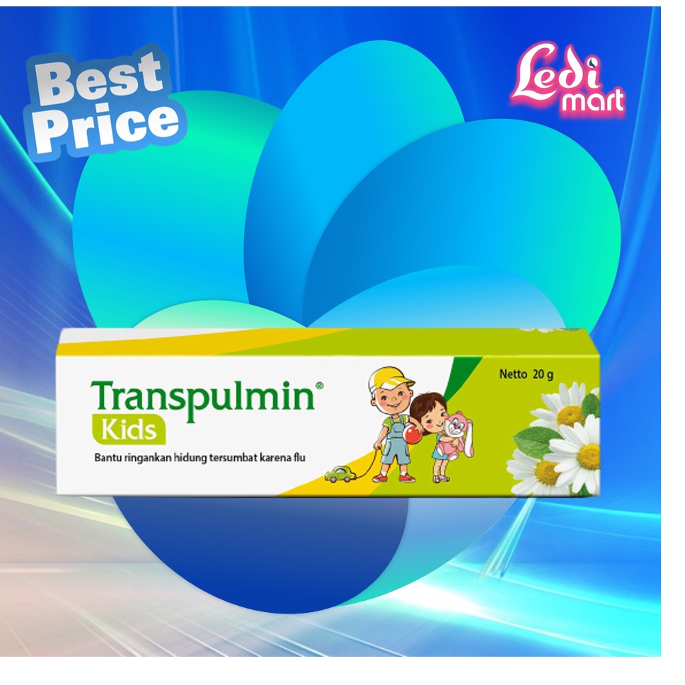 ORIGINAL Transpulmin KIDS Balsem 10gr 20g / Balsam Anak Hidung Tersumbat /LEDI MART