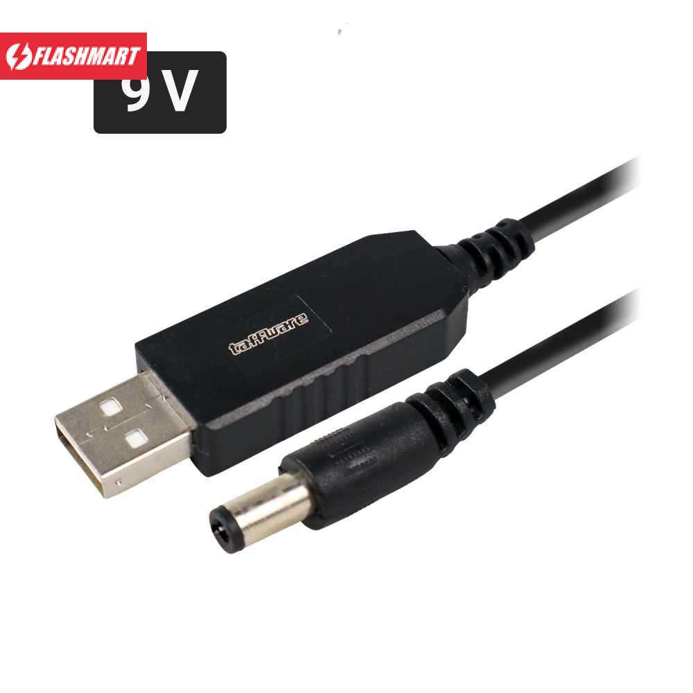 Flashmart  USB Converter Adapter Power Boost Line DC 5V to DC 9V 0.9A - ST01
