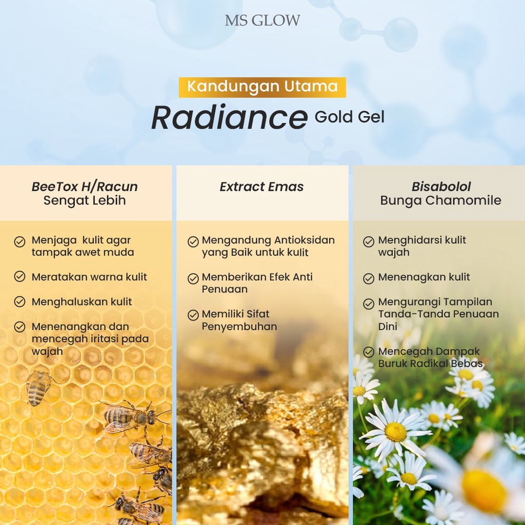 Ms Glow Radiance Gold Jelly Original