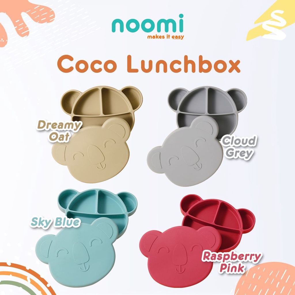 Noomi Coco Lunchbox - Perlatan Makan Anak - Tempat Makan Anak - Penyimpanan Makan Anak