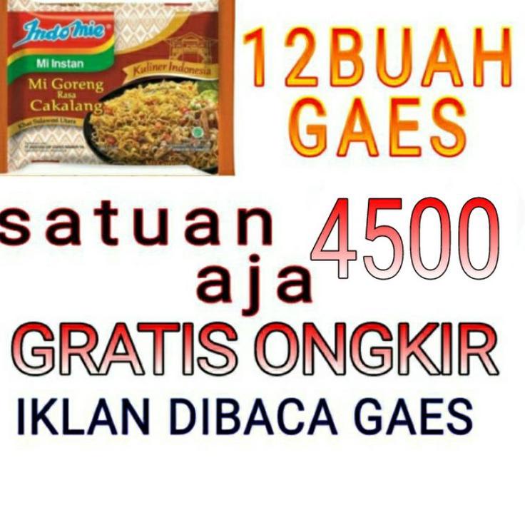 

♟ Indomie Cakalang GORENG Mie Instan 12 buah ♀