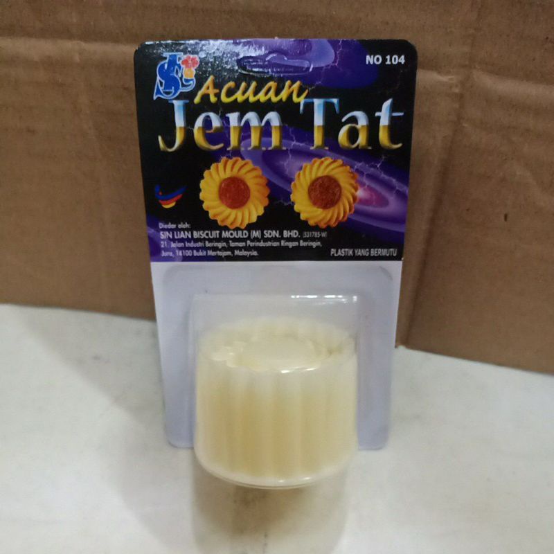 Cetakan Kue Kering Jam Tart Acuan 104