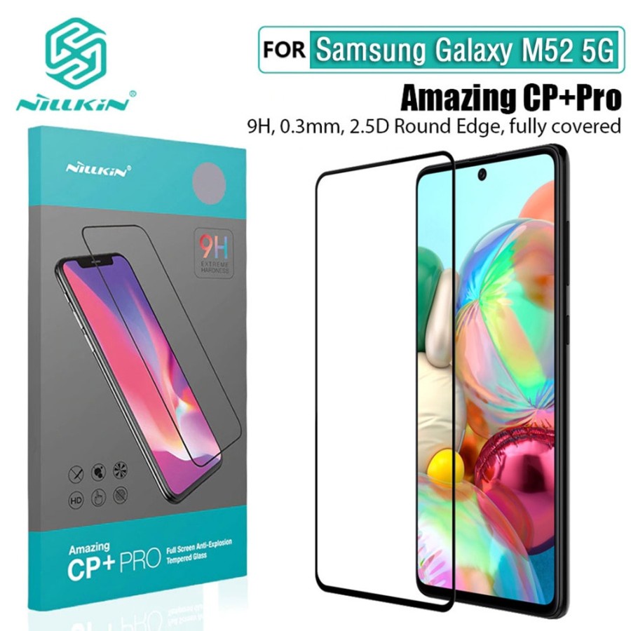 Tempered Glass Nillkin 3D CP PRO Samsung M52 5G M62 M51 Note 10 Lite