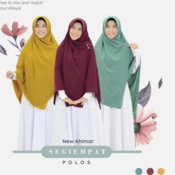 ✫ Segi empat polos [cm] / Kerudung segi empat polos / Hijab Hayuri 100% ❂