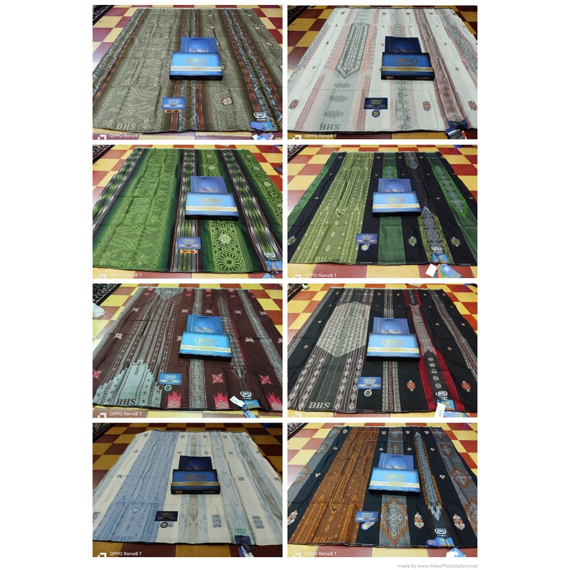 Sarung BHS Songket Jacquard Klasik Gold Original Behaestex