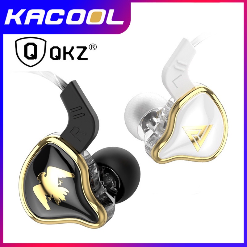 QKZ AK6 Ares 1DD Dinamis Earphone HI FI Musik Olahraga Earbud Di Telinga Earphone Olahraga Peredam Kebisingan