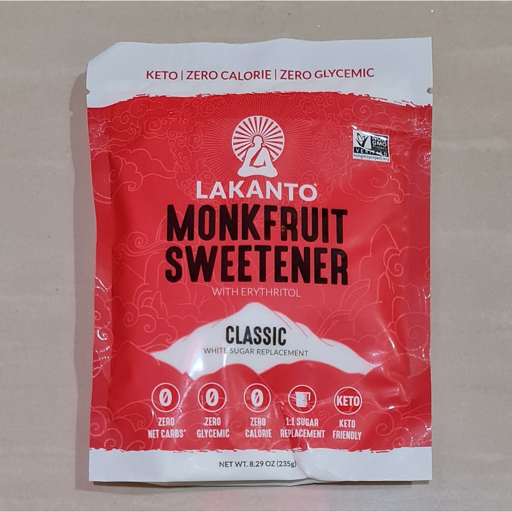 Lakanto Monkfruit Sweetener with Erythritol Classic 235 Gram