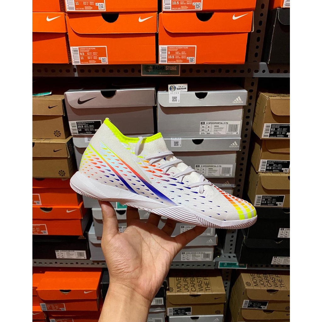 Sepatu Futsal Adidas Predator Edge.3 IN White GV8517 Original BNIB