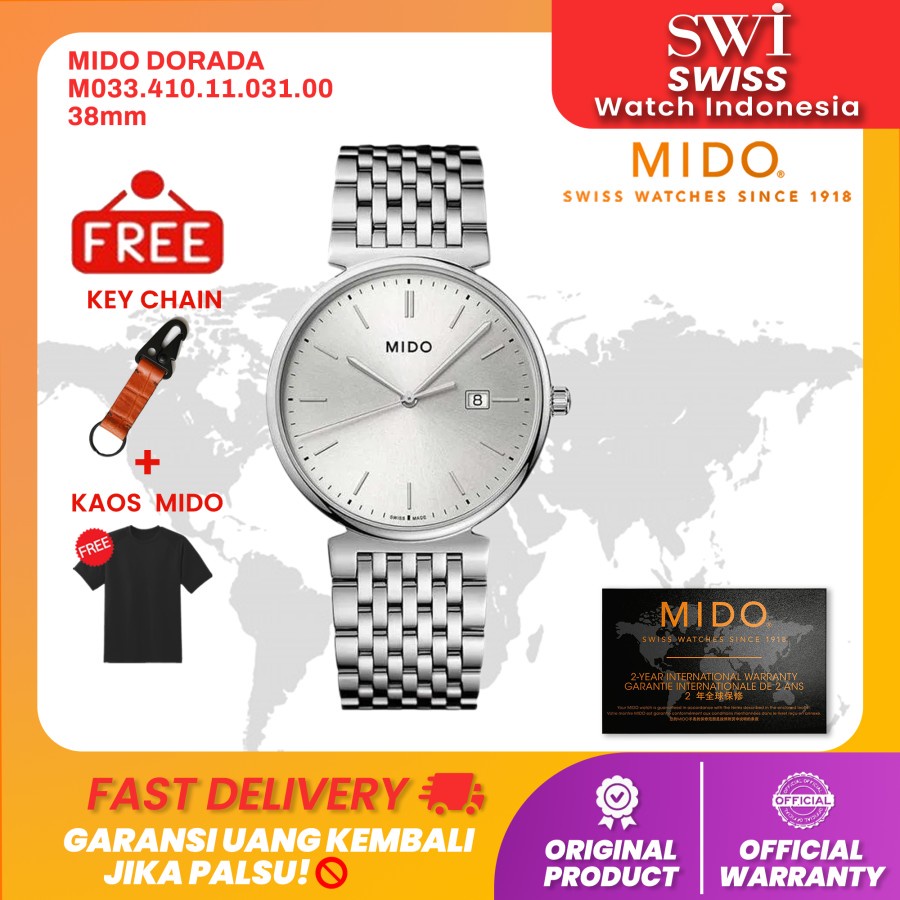 Jam Tangan Pria Mido M033.410.11.031.00 Dorada