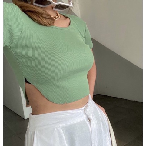 iseven p ERY CROP TOP RIB