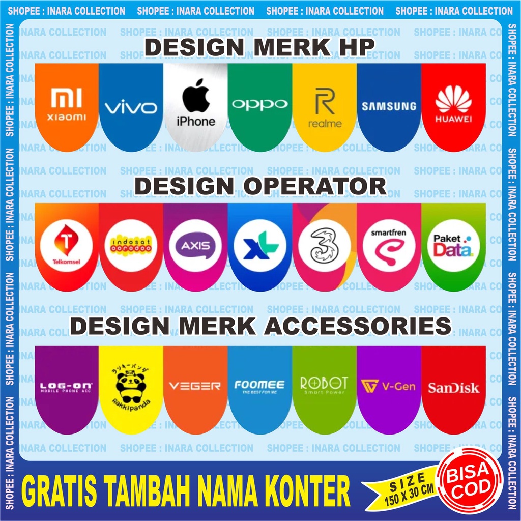 FLAG BANNER RENDA / BANNER SPANDUK KONTER / GAME / ACCESORIES / DOMPET DIGITAL UNTUK DEPAN TOKO / BOOTH / TERAS KUALITAS