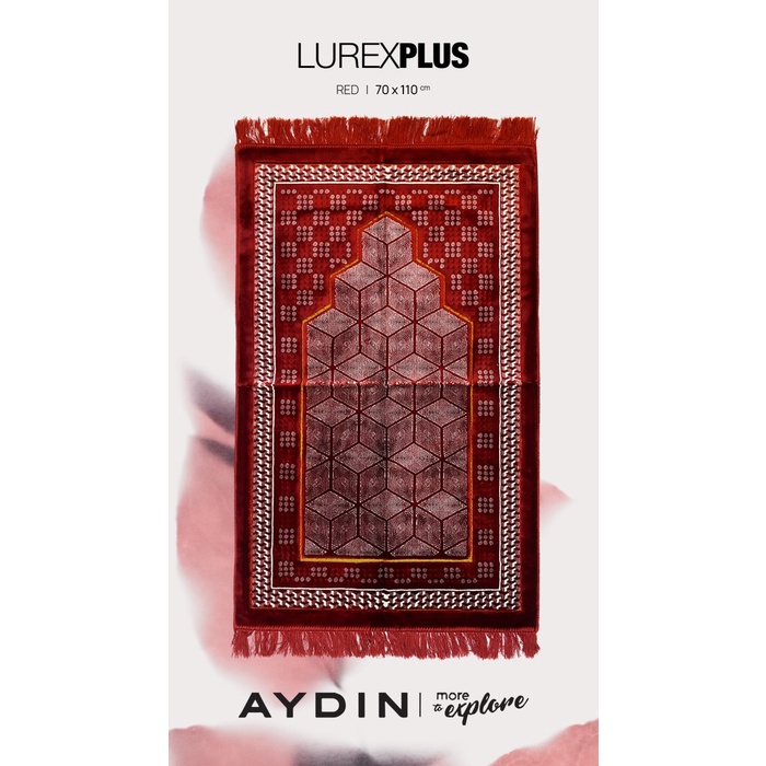 Sajadah Turki Lembut Tebal Aydin Lurex Ultra Plus 70x110 Cube