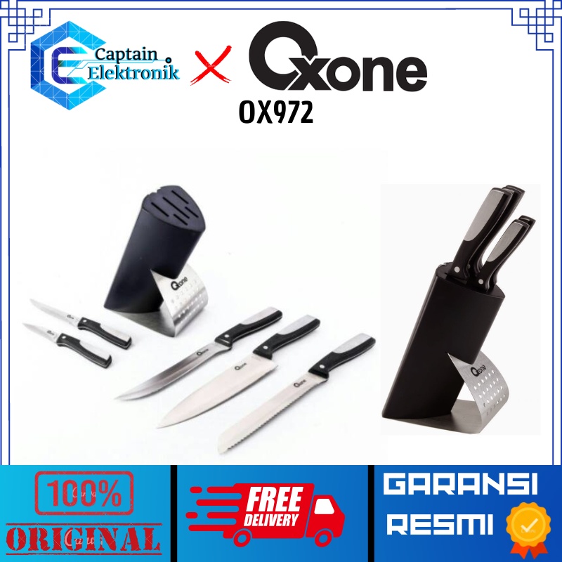 Pisau Dapur Knife Block Set Ox OX972 OX-972 OX 972