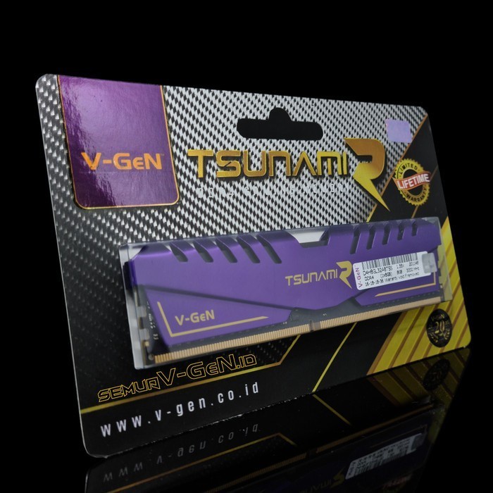 Ram Gaming Tsunami R Ddr4 (1X8Gb) 8Gb 3200Mhz V-Gen 8 Gb 3200 Mhz Vgen
