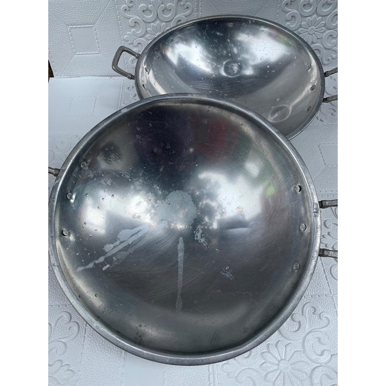 Kuali wajan stainless steel tebal ukuran 27 CM minus penyok harga bisa nego